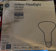 GE Indoor Floodlight LED BR30 Daylight - 650 Lumens, Case Of 20 Contractor Pack