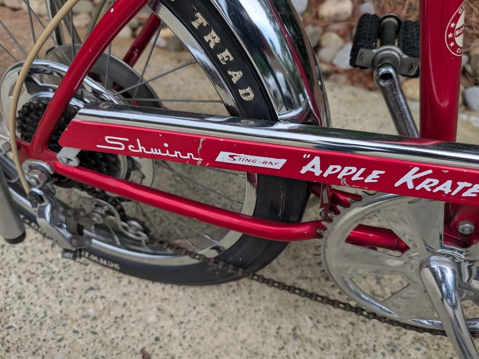 Bicicleta Schwinn 1972 Apple Krate 5 velocidades STINGRAY 20 pulgadas ORIGINAL con disco Foto 3 de 4