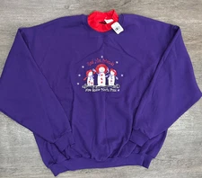 VTG RED HAT SOCIETY PURPLE SWEATSHIRT WOMENS Sz 2X NWT