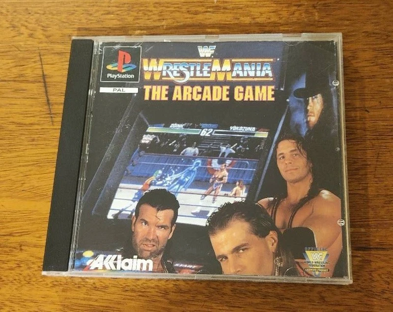 WWF Wrestlemania the arcade game - Jeu PS1 - Sans Notice - Etat correct - FR, photo 1 sur 4