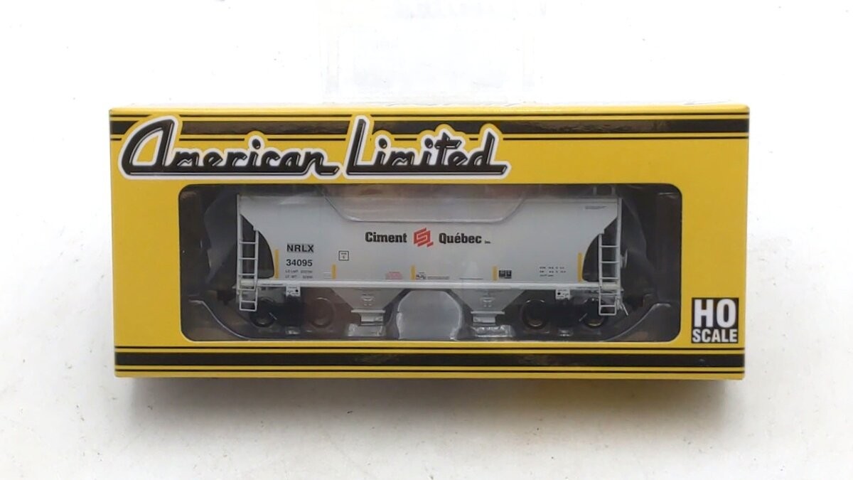American Limited Models 1087 HO Ciment Que'bec NRLX 2-Bay Covered Hopper #34095