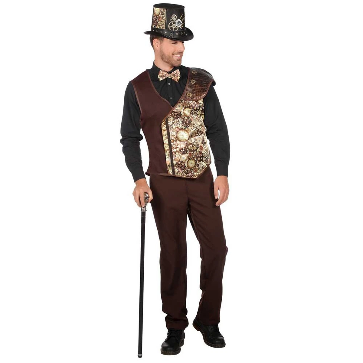 Steampunk - Camicia medievale da uomo, costume da pirata e vampiro vittoriano, rinascimento di Halloween, Carnevale, Vichingo, Cosplay, Top a Volant