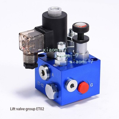 Hydraulic Power Unit Lift Valve Group Hydraulic  Elevator Valve Oil Block ET02