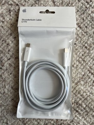 Apple 2m Thunderbolt Cable, White - MD861LLA for sale online | eBay