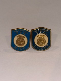 Vintage FFA Future Farmers of America National Band and Talent pins