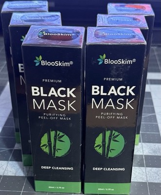 6 - Blooskim Premium Black Mask Purifying Peel-Off Mask  2.7oz Deep Cleansing