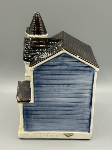 Casa ceramica vintage 1980 Otagiri Giappone dipinta a mano 7” blu - Foto 2 di 12