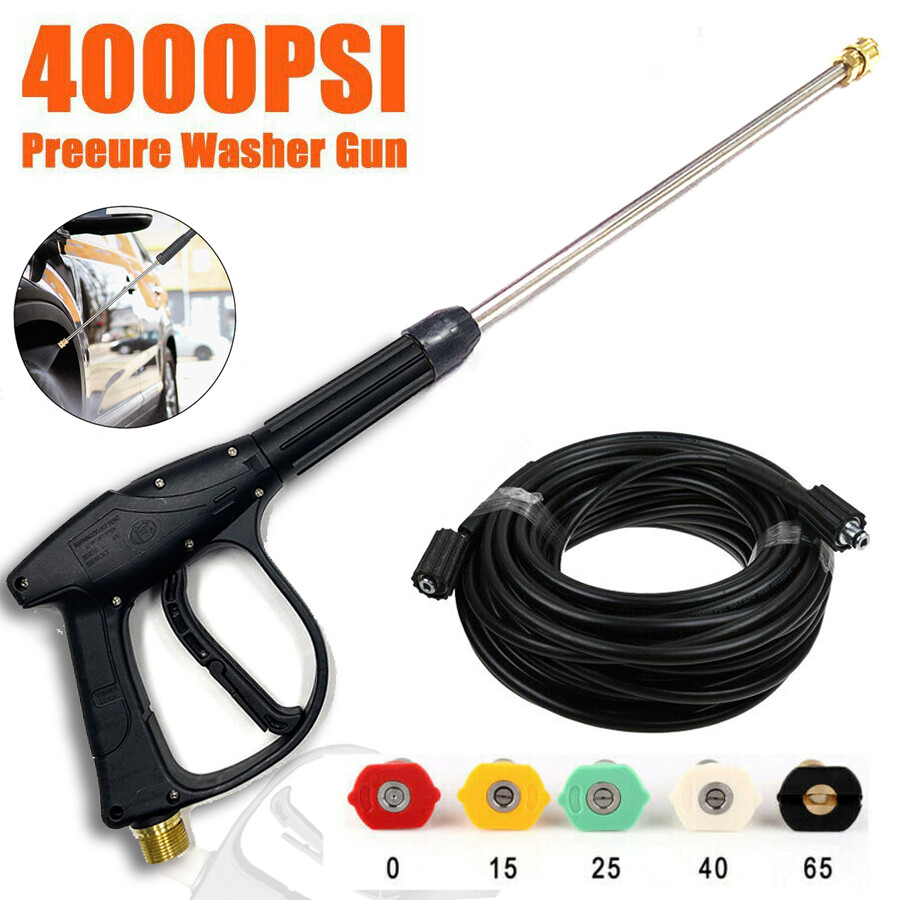 High Pressure Power Washer Gun Wand Nozzle Hose Kit M22 For Ryobi