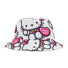Hello Kitty Inspired Bucket Hat - Retro Style Summer Accessory