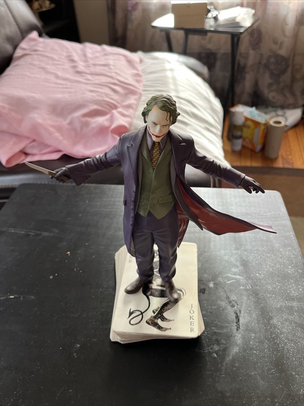 Dc direct 2008 dark knight joker statue 342 / 6000 batman heath ledger lowest #