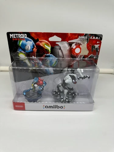Nintendo amiibo Metroid Dread - Samus and E.M.M.I. Figures (2 Pack Set)