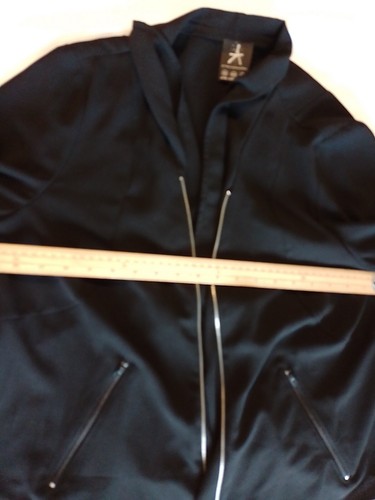 Ladies Jacket Atmosphere Size 16 Zip Up Black 25082 - Picture 8 of 12