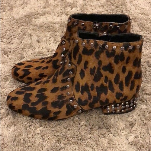 Sam Edelman Lorin Studded Haircalf Bootie NEW Size 7 - Picture 9 of 11
