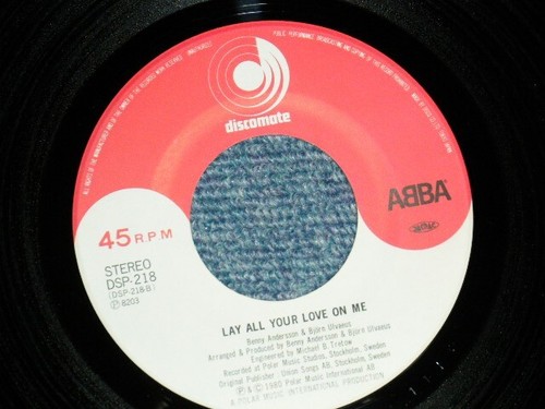 ABBA Japan 1982 DSP-218 NM 7"45 HEAD OVER HEELS - Imagen 6 de 6