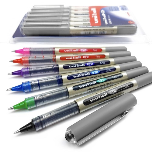 uni-ball Penna a sfera, non ricaricabile, 0.7 , 5/PK, BE/GN/PK/RD/PE