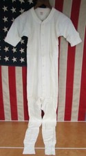 Vintage 1940s Healthknit Cotton/Wool Union Suit 3 Seasons NOS Long Underwear 40