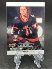2021-22 Upper Deck Credentials Parker Kelly Rookie Arrivals SP Ottawa Senators
