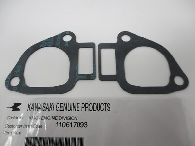2 Genuine Kawasaki 11061-7093 11061-7085 Manifold Gasket FR651V