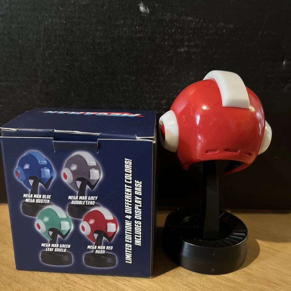 Mega Man Mini Helmet Replica - Red Rush - Capcom LootCrate Exclusive - Image 3 of 3