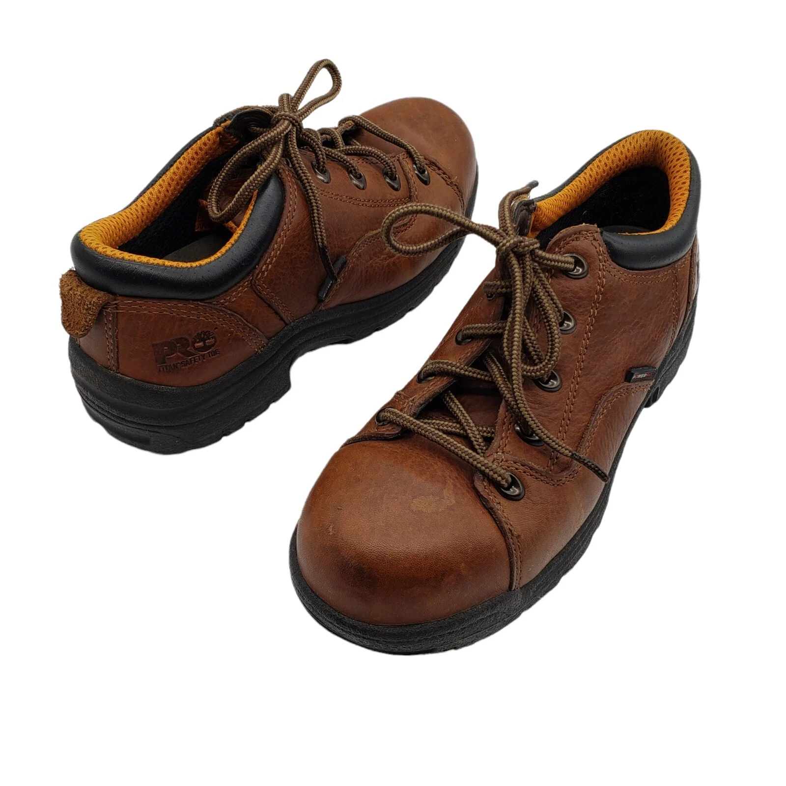 Timberland PRO Titan Oxford 63189 scarpe da lavoro marroni punta di sicurezza taglia 7