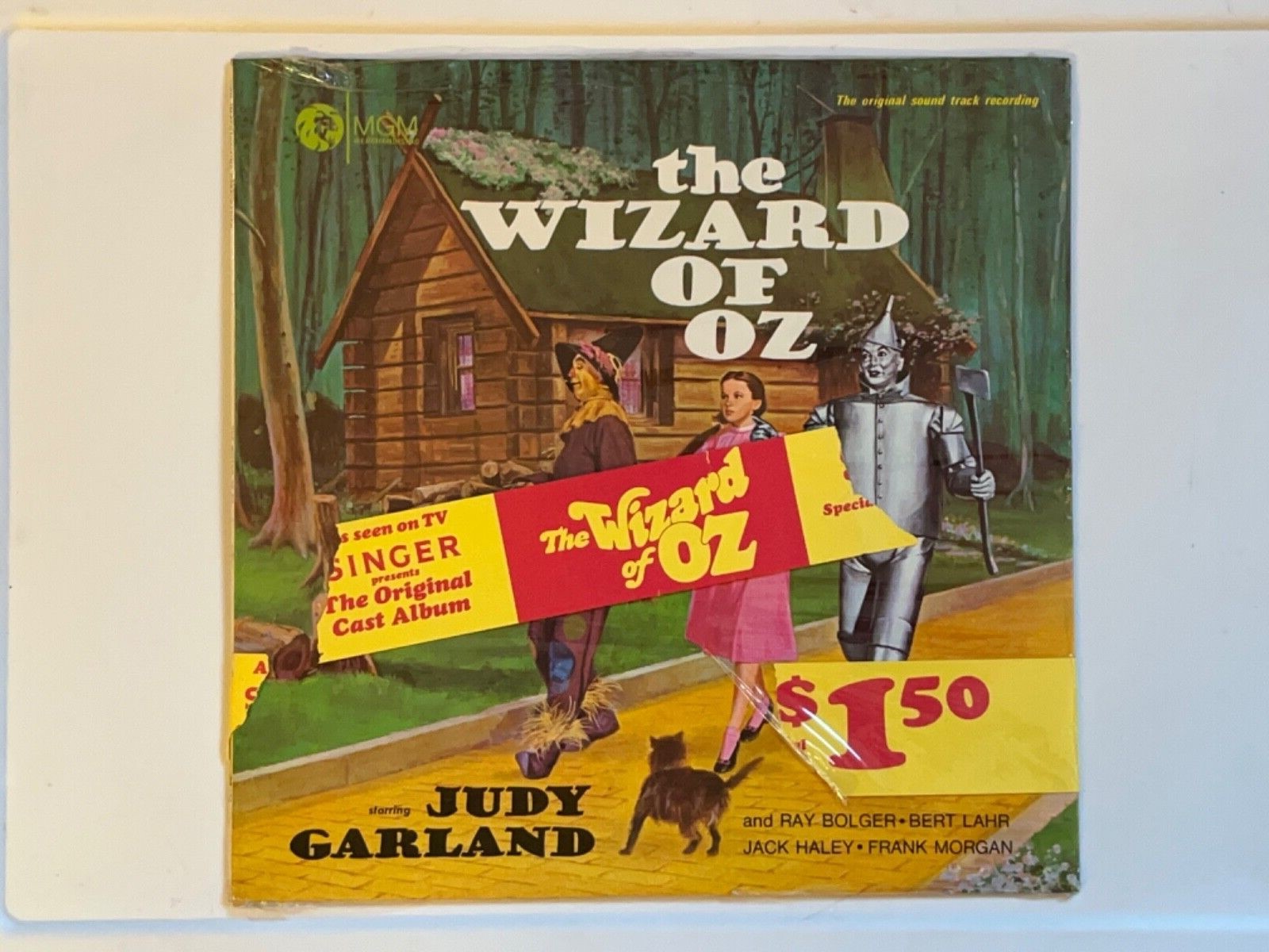 “The Wizard of Oz” Judy Garland RARE Singer Sewing Edition Soundtrack LP SEALED