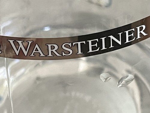 BIG 1 Liter Glass Beer Stein ~ WARSTEINER Eine Konigin Unter Den Bieren, GERMANY - Picture 3 of 9