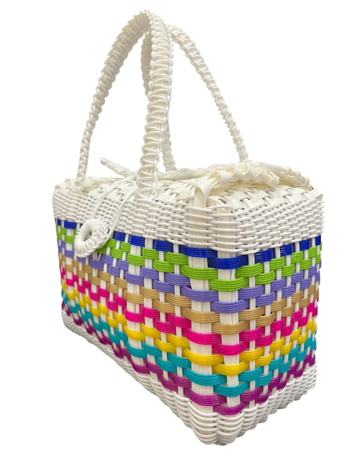 Bolso mexicano multicolor cien por ciento hecho a mano Foto 3 de 4
