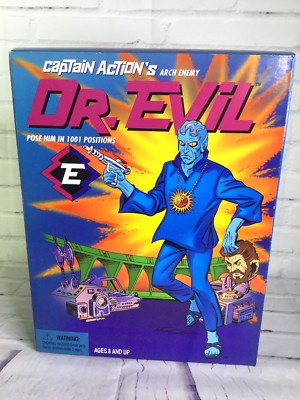 Captain Actions Arch Enemy Dr Evil Action Figure Villain Playing Mantis SEALED