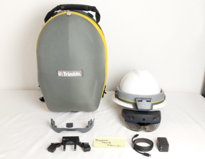 Trimble XR10 mobiWAN_TR Mobilus HoloLens 2 Full Brim Hardhat
