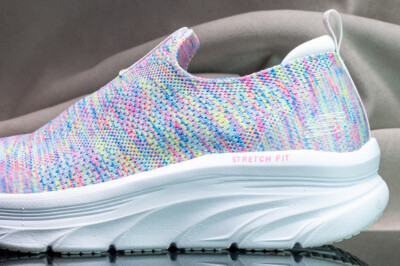 SKECHERS D'LUX WALKER RAINBOW SKY shoes for women, NEW & AUTHENTIC, size 10