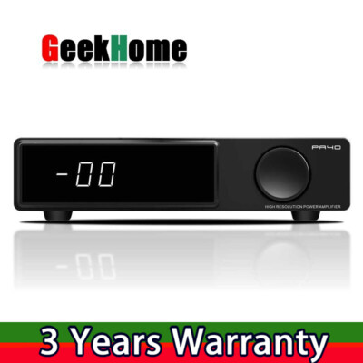 SMSL PA40 HiFi Digital Power Amp 165Wx2 Low Noise MA5332 Class D EQ Adjustment