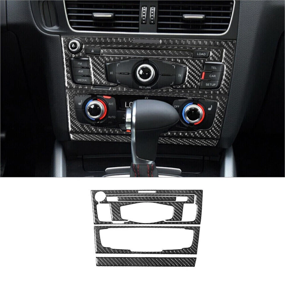 Kit completo de pegatinas de cubierta interior de fibra de carbono para Audi Q5 2009-2017 36 piezas Foto 3 de 4