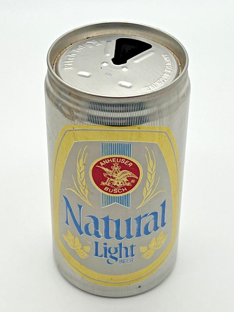 Vintage NATURAL LIGHT Beer Can Aluminum Anheuser *PART OF