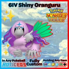 ORANGURU ✨ SHINY 6IV ✨ Pokemon SCARLET and VIOLET lv100 Battle Ready +VGC EVs
