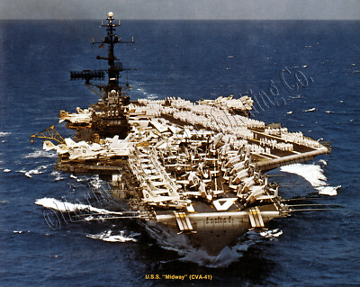USS MIDWAY CV-41 Photo Print US Navy 1978 | eBay