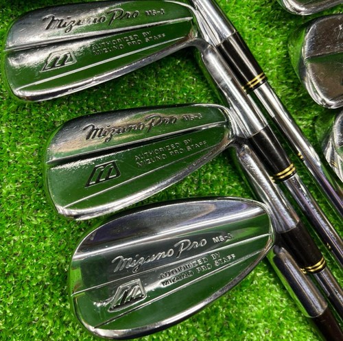 Mizuno Pro MS-3 Iron Set 3-9, Pw, Sw 9pcs S-Flex Original Steel Shaft Soft Iron - Picture 2 of 14