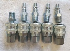 5 Sets Milton A-Style Air Coupler - 1/4 in NPT Female 777 Male Plug