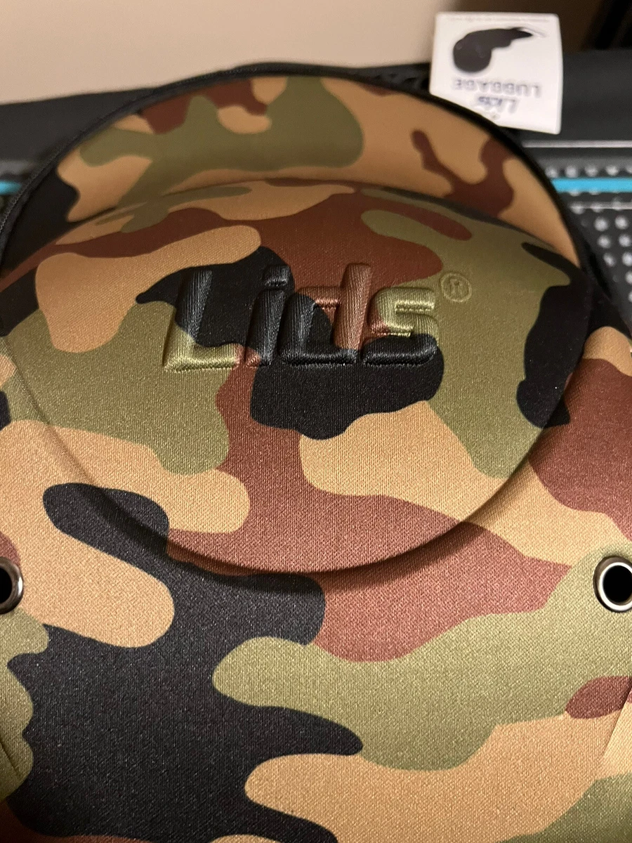 Lids NWT 6 cap storage green camouflage luggage Hat Case sf7 eBay