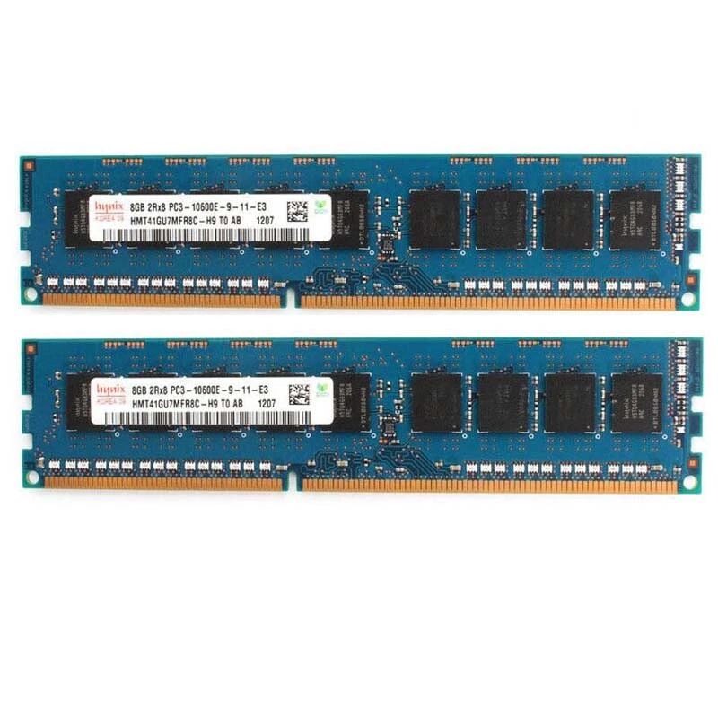 HYNIX 32GB KIT(4x 8GB) 2RX8 PC3-10600E-9-11-E3 DDR3-1333Mhz ECC Memory RAM DIMM - Image 2 of 4