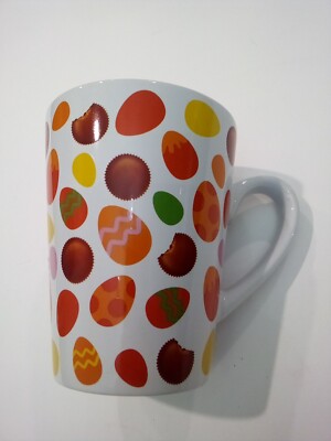 Galerie Easter Reese s Peanut Butter EGGS Coffee Mug Brand New Very Colorful