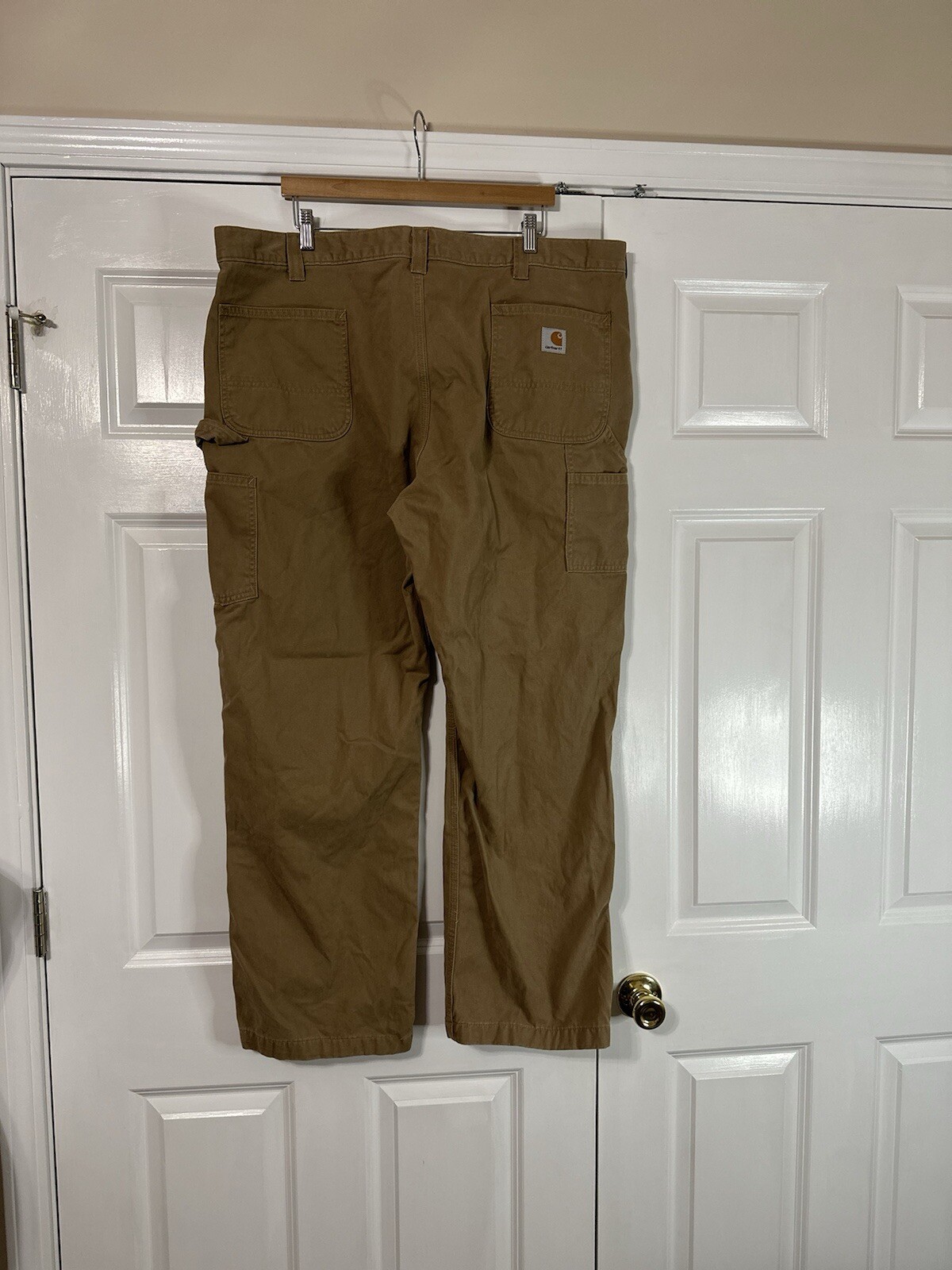 Men’s Carhartt big and tall 44x 30 relaxed fit dungaree utility pants   thumbnail 3