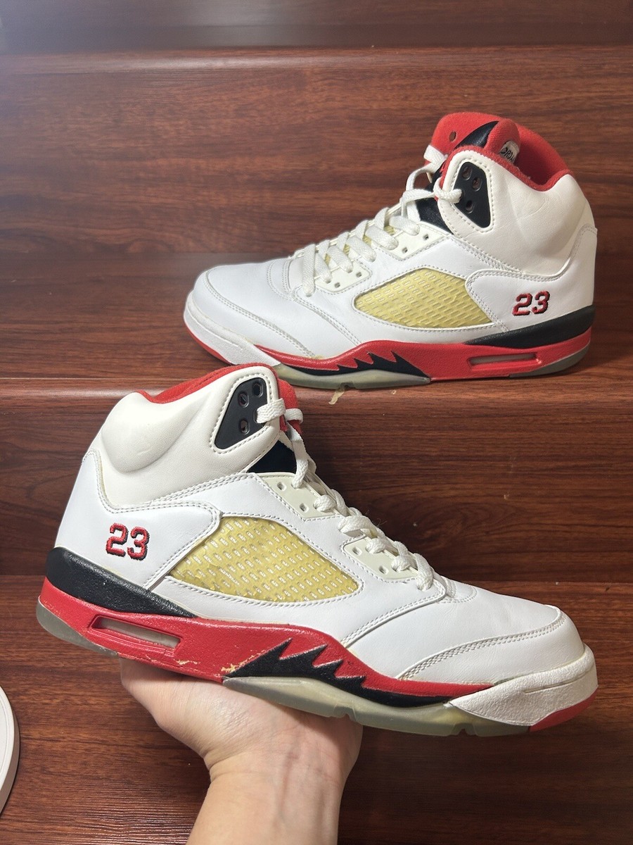 シューズ(男性用) NIKE Air Jordan 5 fire red Size 10 - Jordan 5 Retro Fire Red Black Tongue 2006 | eBay
