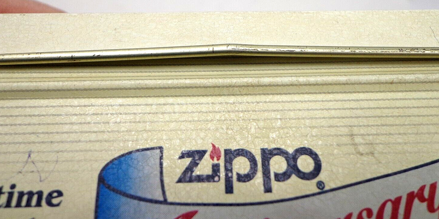 NEW UNFIRED ZIPPO SET of 6 Anniversary Series 1932-1992 Collectors' Edition READ
