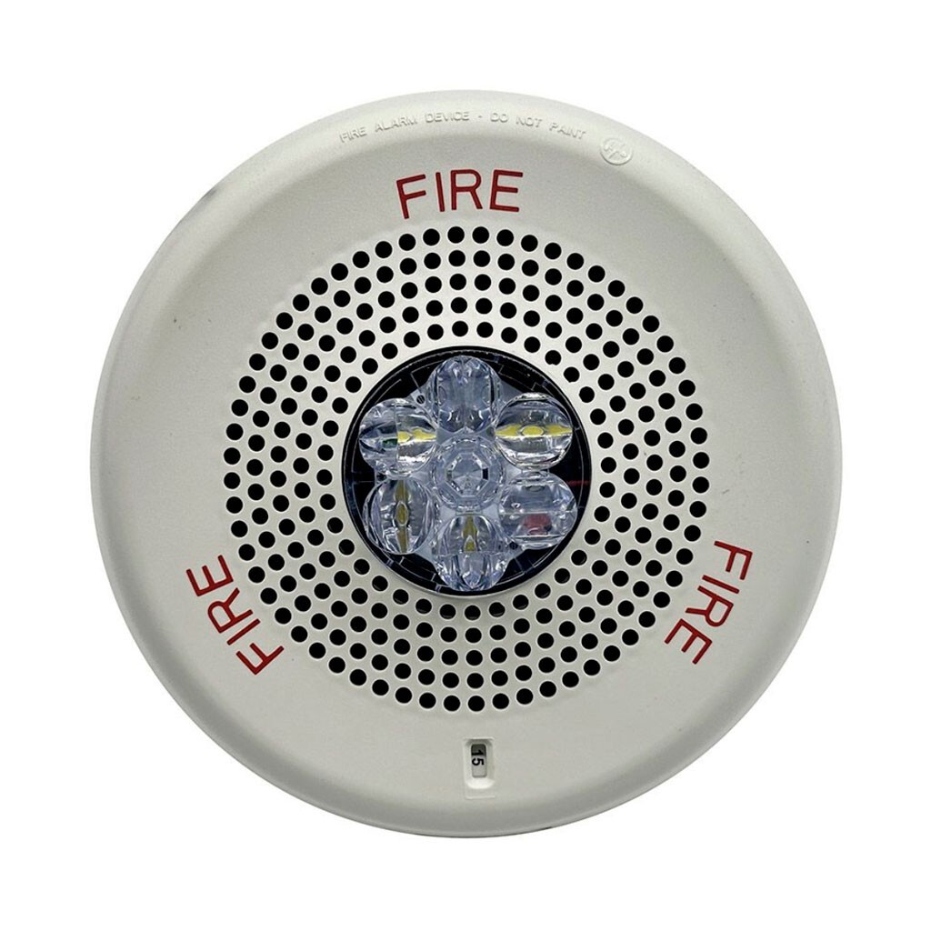 Siemens SL2SPSCW-F (S54329-F165-A1) Ceiling Speaker Strobe, LED, White, FIRE