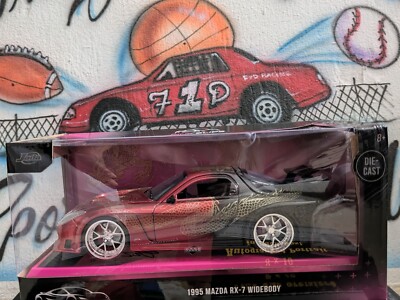 Jada Metals Diecast 1:24 Pink Slips 1995 Mazda RX-7 Widebody 