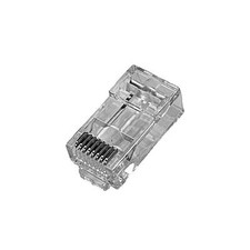 CAT6/CAT6A RJ45 8P8C Pass Through Modular Plug Unshielded connector, 100pcs