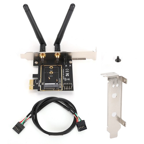 M.2(NGFF) WIFI WLAN Card Module To Mini PCI-E Express Adapter Converter&Anten GF - Picture 10 of 12