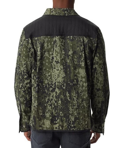 BASS OUTDOORS Men's Green Camo Heavy Twill Work Shirt NEW 2XL XXL MSRP $89 - Picture 2 of 3