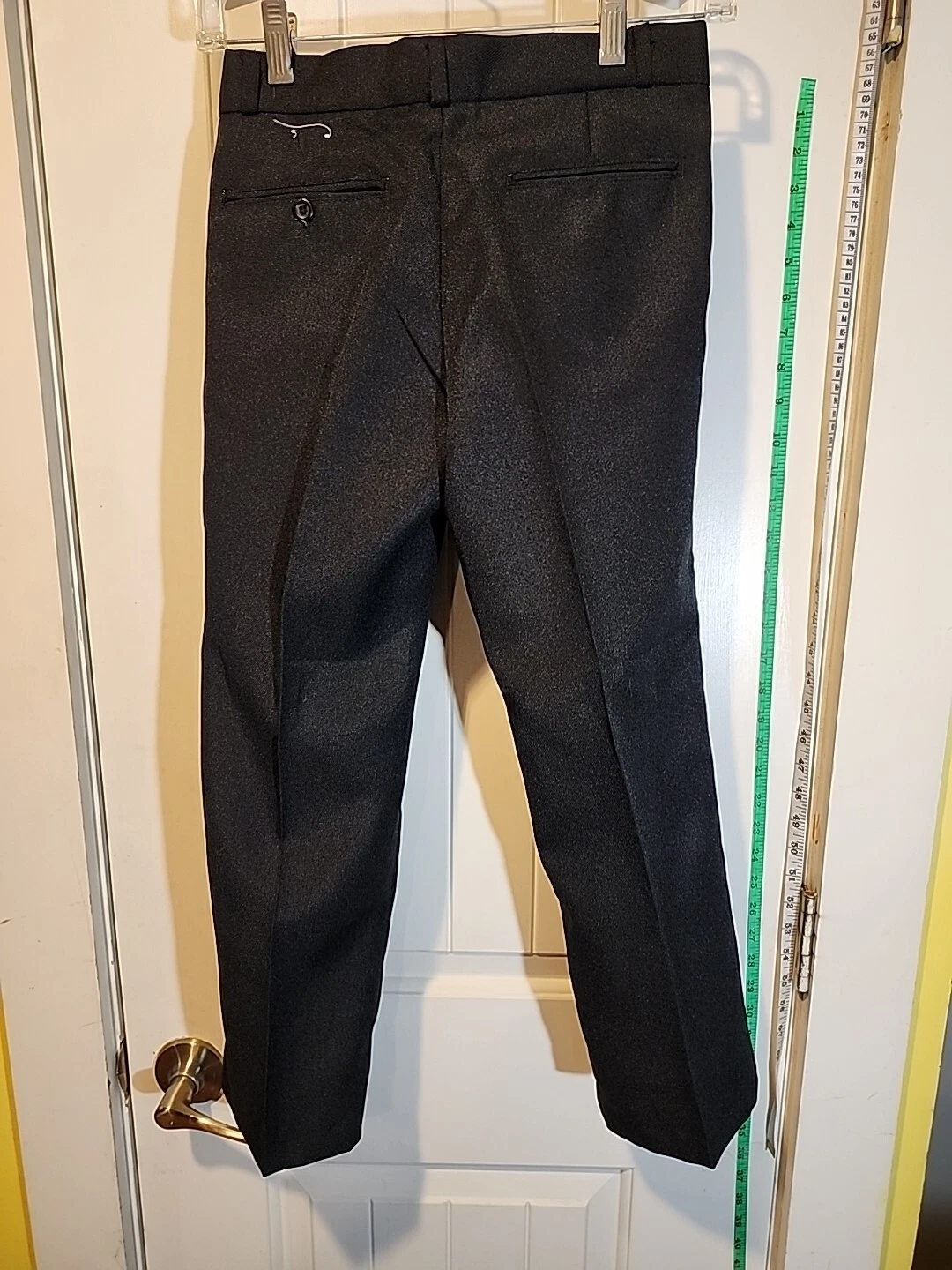 Pantaloni vintage Valentino da donna taglia 10 grigio antracite gamba affusolata