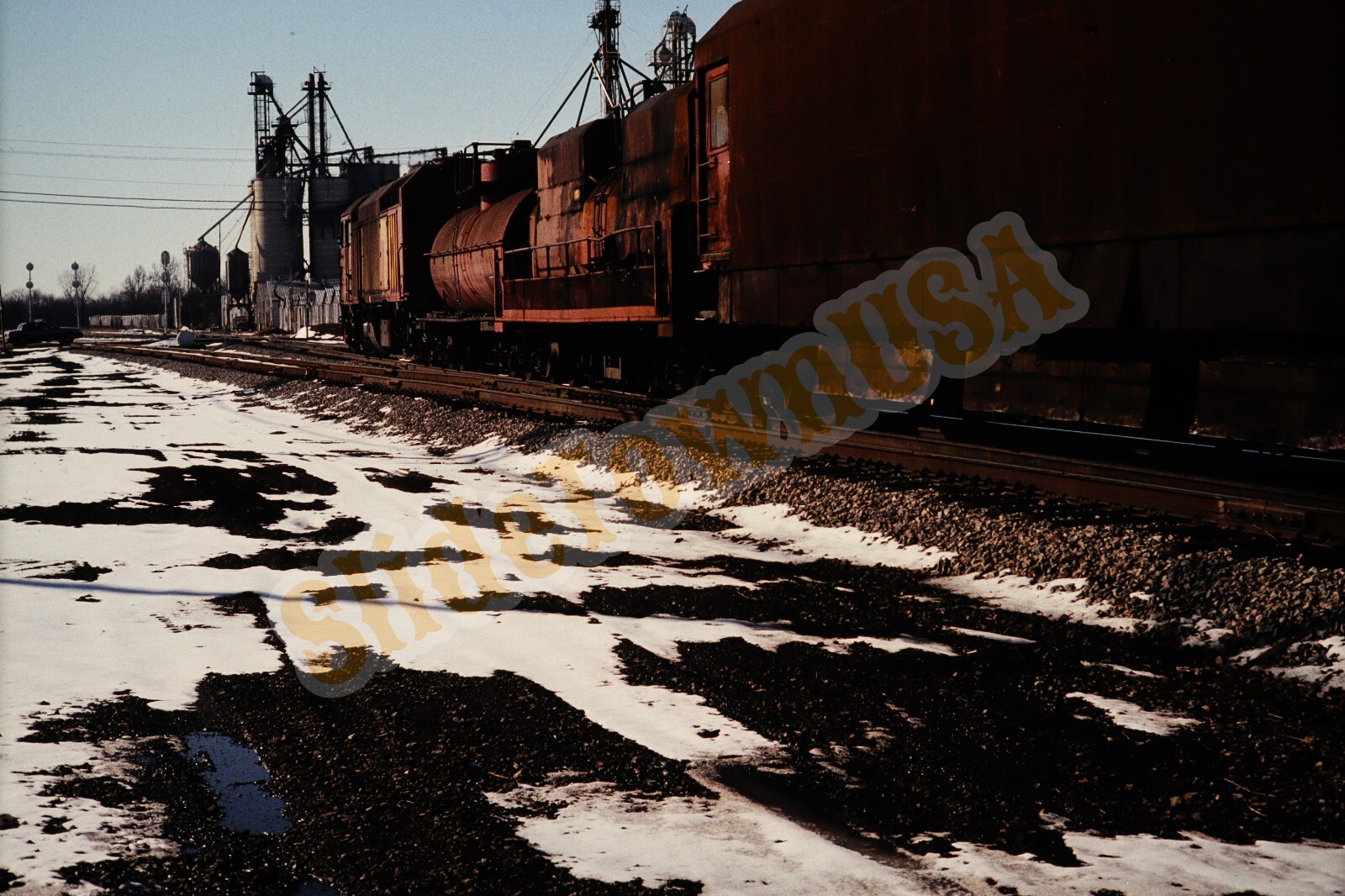 Vtg 1988 Train Slide RMS-1 Speno Rail Maintenance Grinding Engine ...